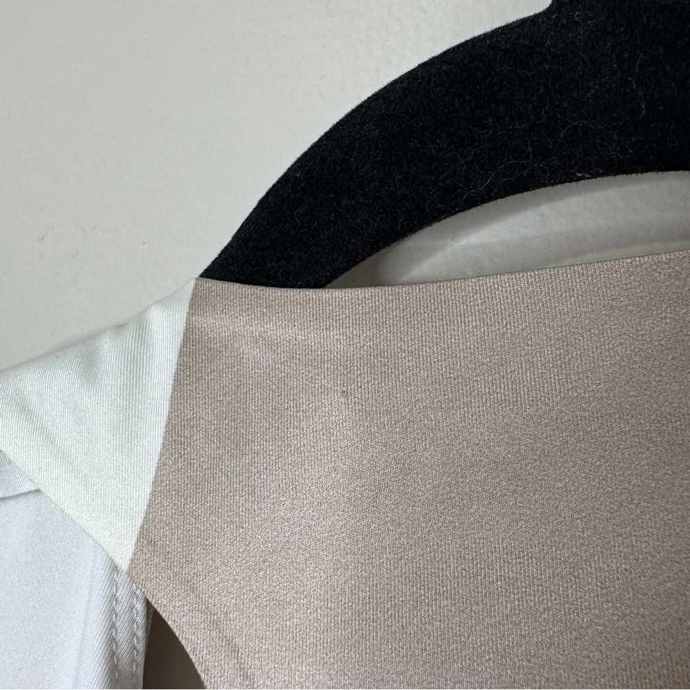 adidas x Merimekko Black Brown & White‎ Abstract Racer Back Cutout Athletic Tank - Picture 7 of 9